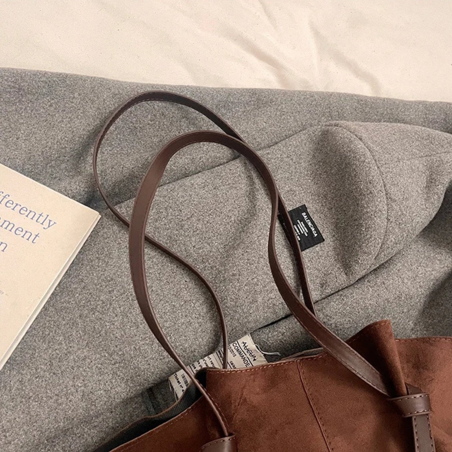 Capri Suede Tote Bag