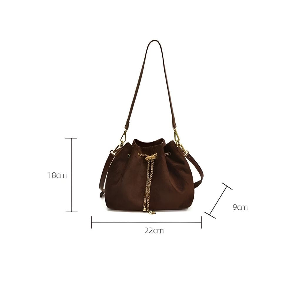 Florence Suede Shoulder Bag