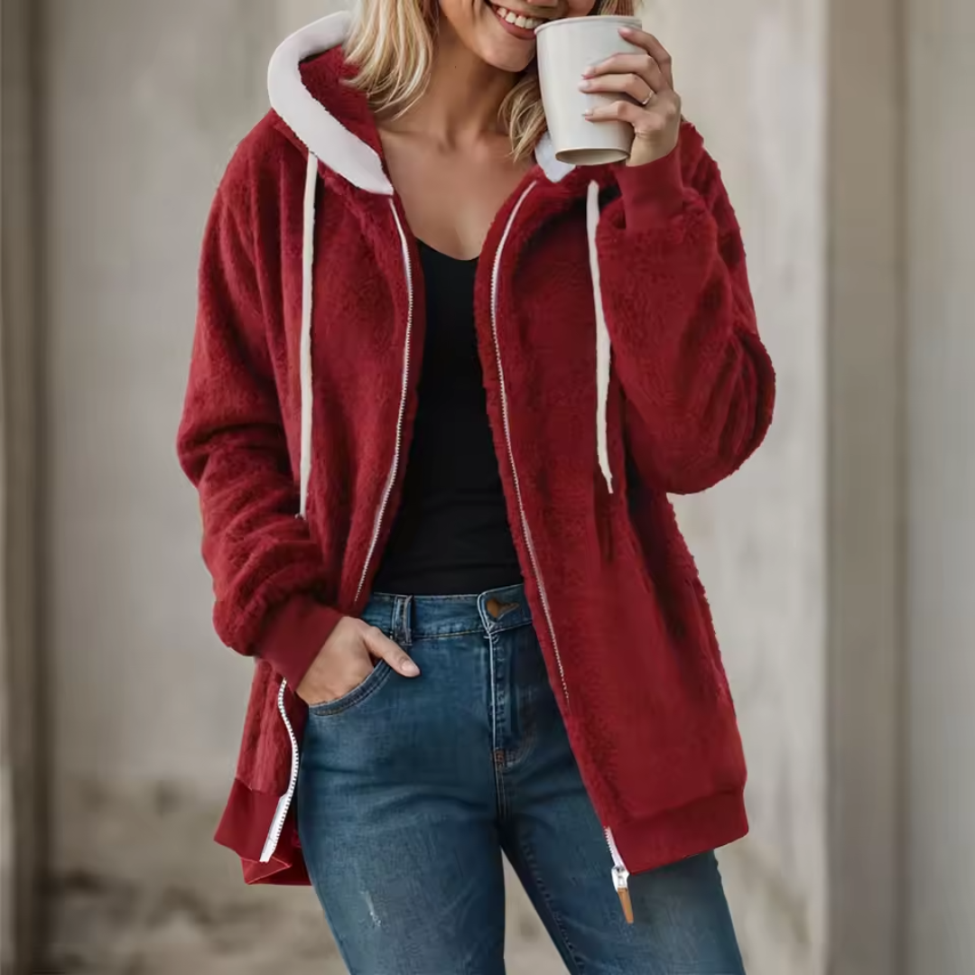 Verona Sherpa Zip Hoodie