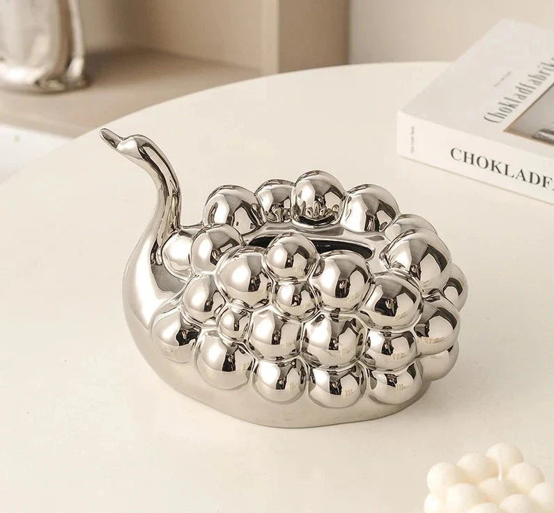 Luminary Swan Tissue Box