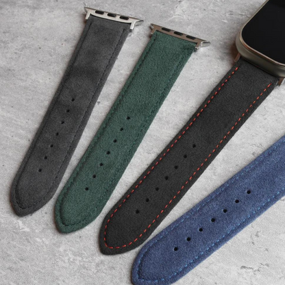 Alcantara Italian Leather Apple Watch Strap
