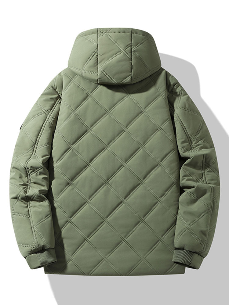 Milan Quilted Hooded Jacket
