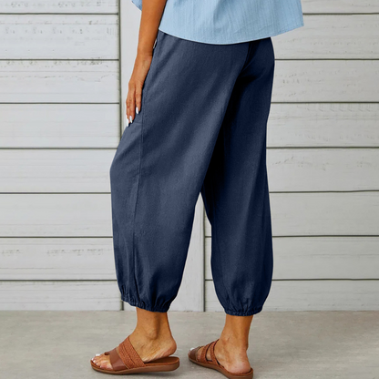 Valencia Linen Jogger Pants