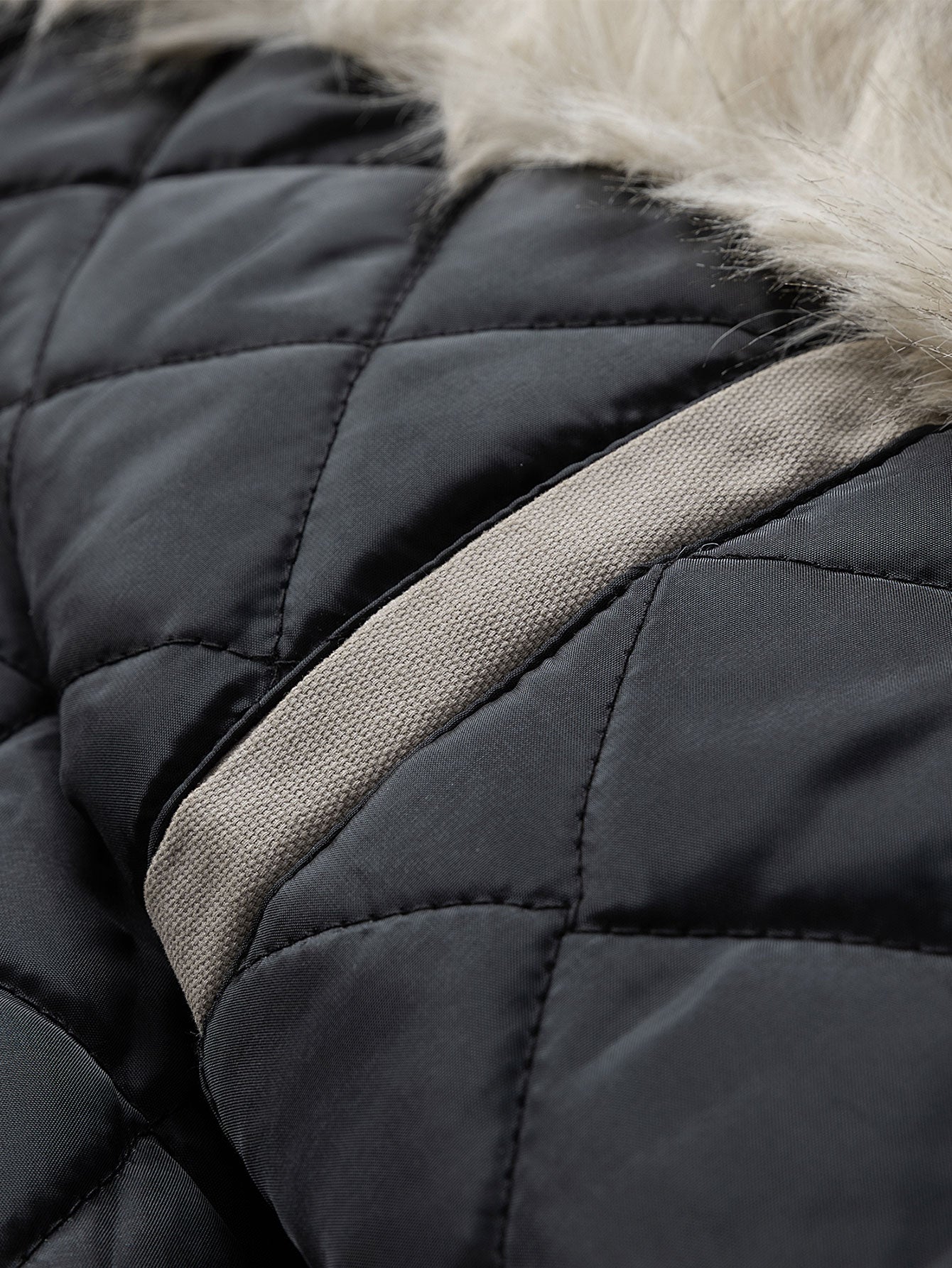 Napoli Faux Fur Hooded Jacket