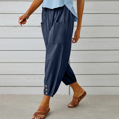 Valencia Linen Jogger Pants