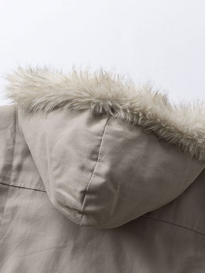 Napoli Faux Fur Hooded Jacket