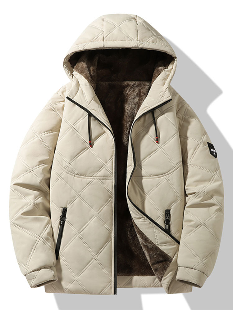 Milan Quilted Hooded Jacket