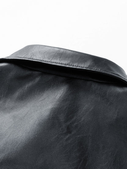 Ravenna Leather Bomber Jacket