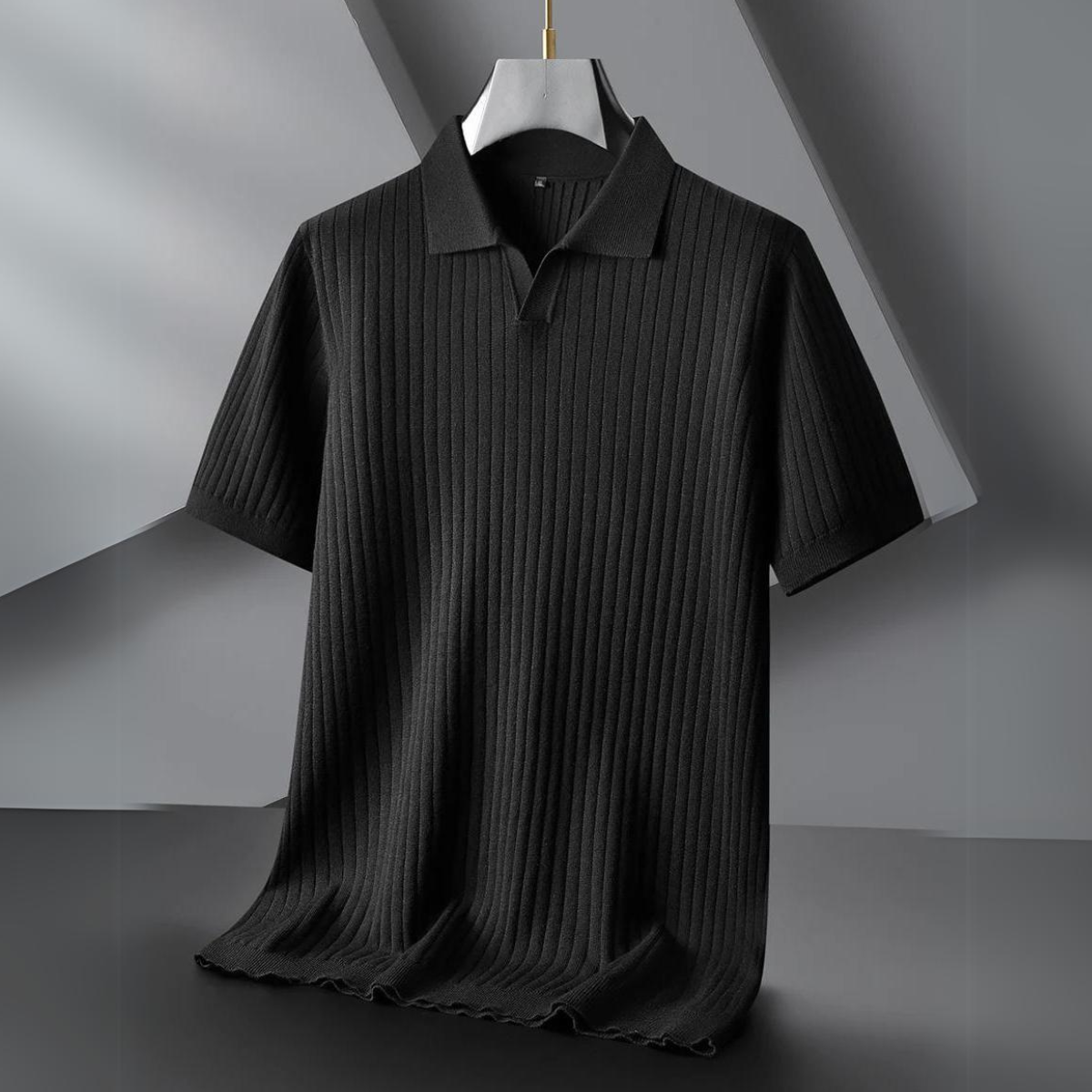 Baldwin Ribbed Knit Polo