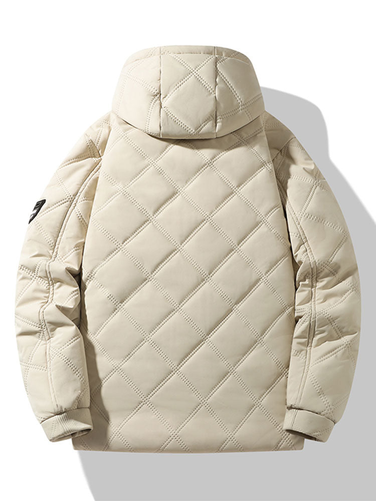 Milan Quilted Hooded Jacket