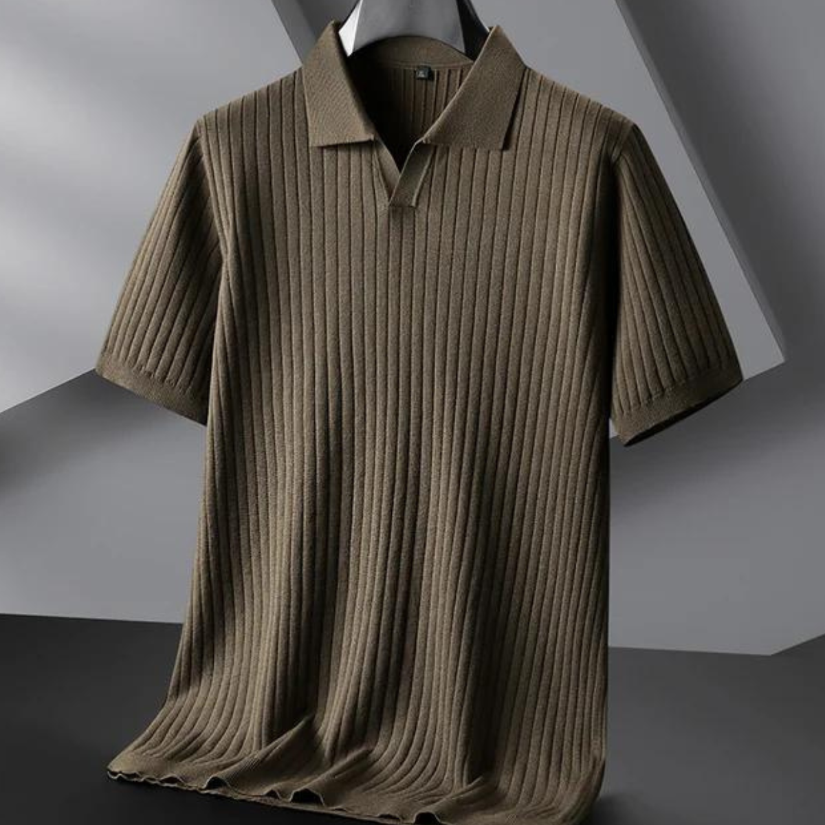 Baldwin Ribbed Knit Polo