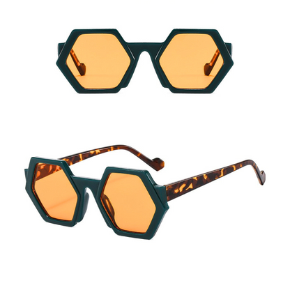 GeoHex Statement Sunglasses