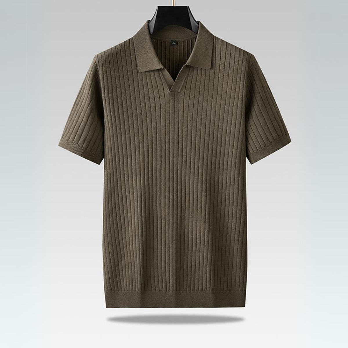 Baldwin Ribbed Knit Polo
