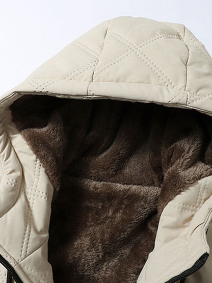 Milan Quilted Hooded Jacket