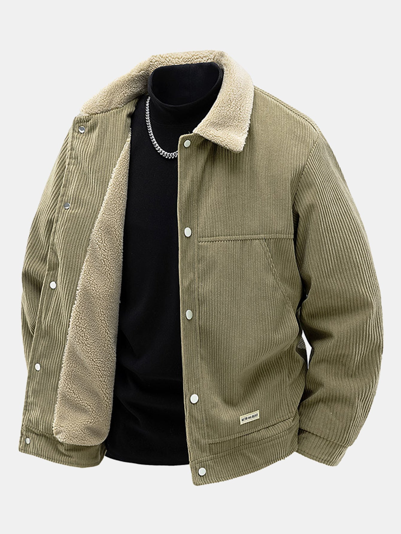 Como Corduroy Sherpa Jacket