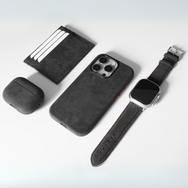 Alcantara Italian Leather Apple Watch Strap