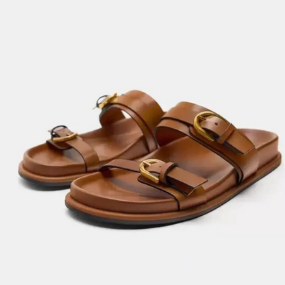 Karma Stride Leather Sandals