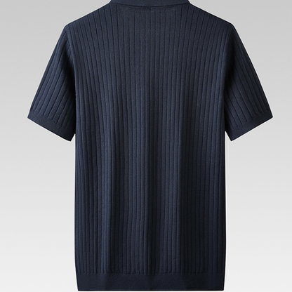 Baldwin Ribbed Knit Polo