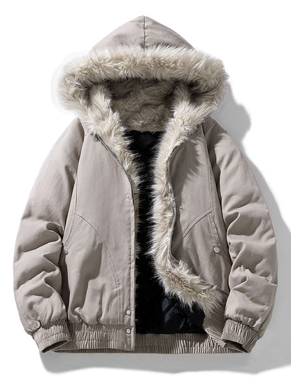 Napoli Faux Fur Hooded Jacket