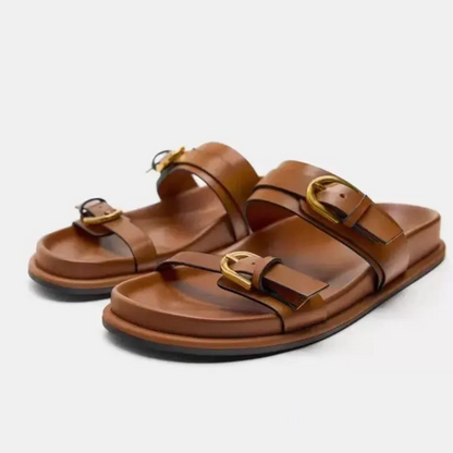 Karma Stride Leather Sandals