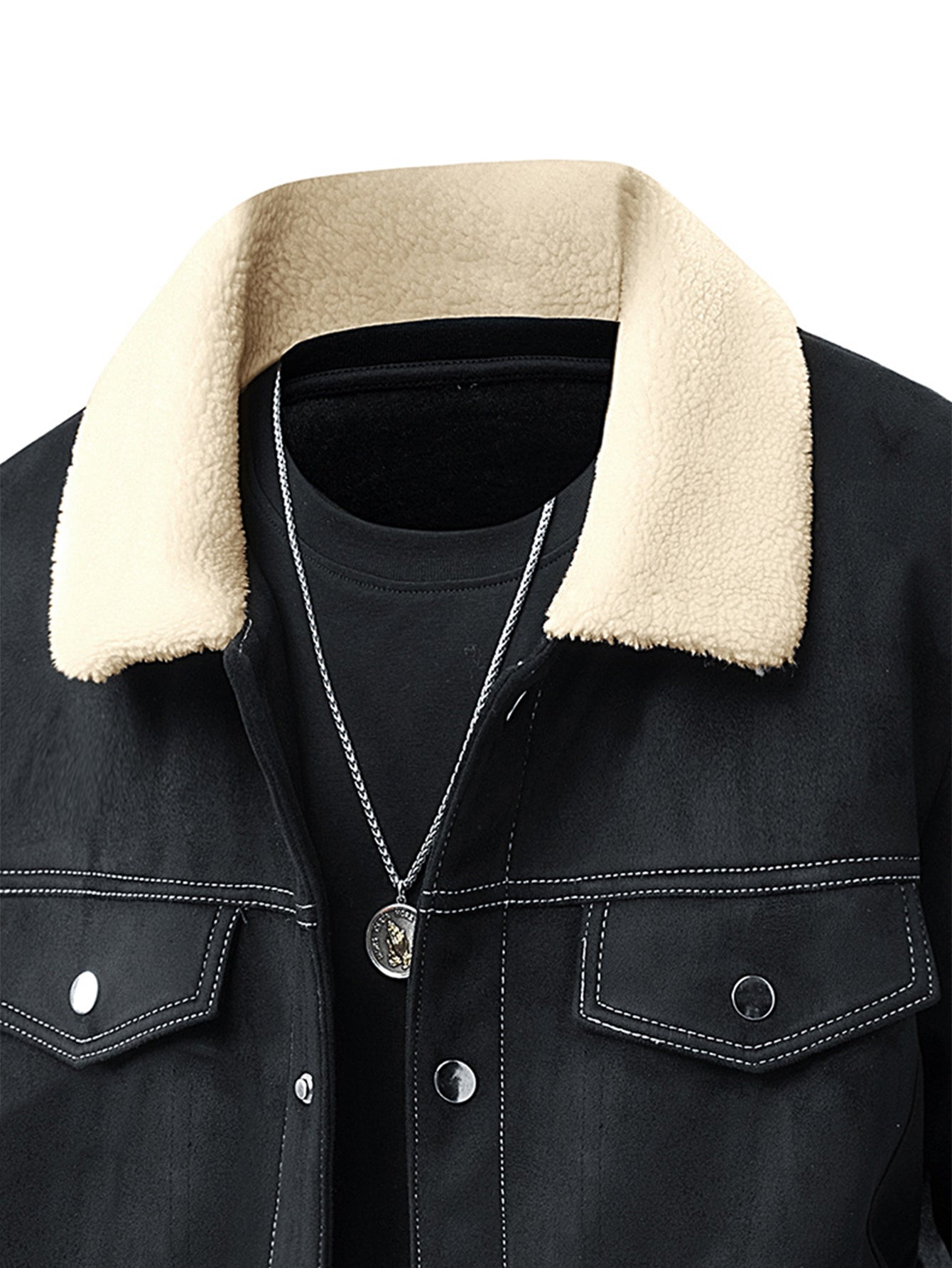 Torino Suede Sherpa Jacket