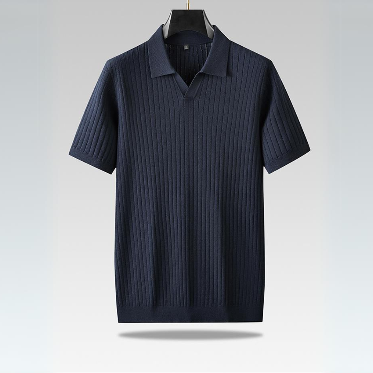 Baldwin Ribbed Knit Polo