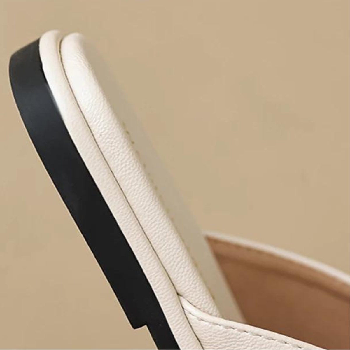 Luxe Crossover Leather Slides