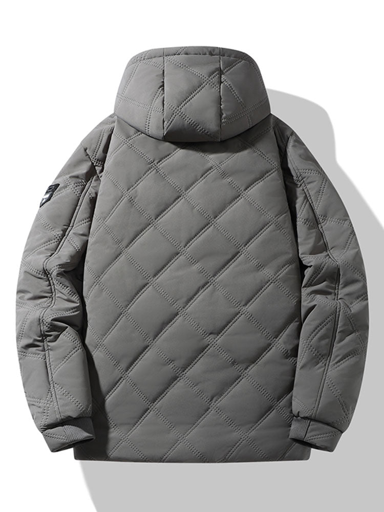 Milan Quilted Hooded Jacket