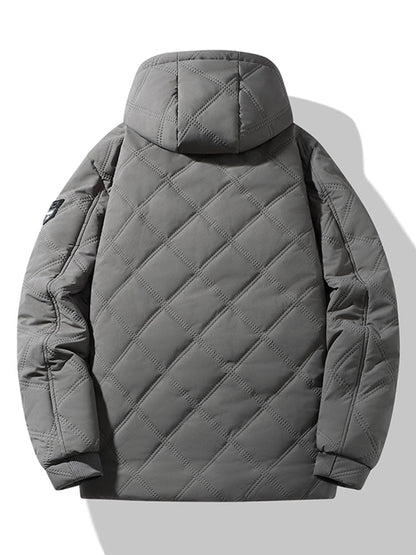 Milan Quilted Hooded Jacket