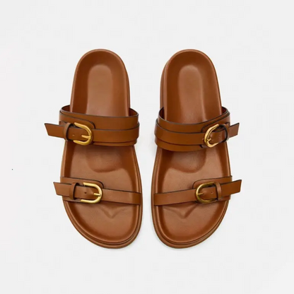 Karma Stride Leather Sandals