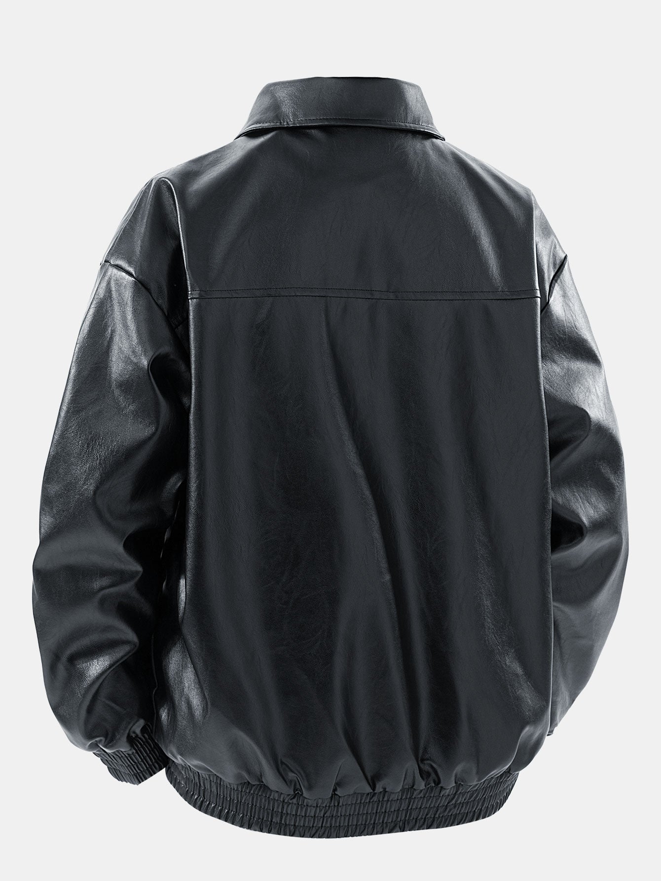 Ravenna Leather Bomber Jacket