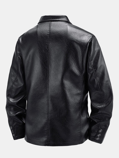 Porto Leather Blazer