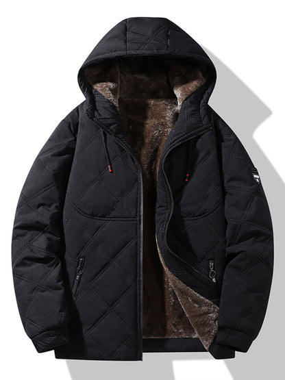 Milan Quilted Hooded Jacket
