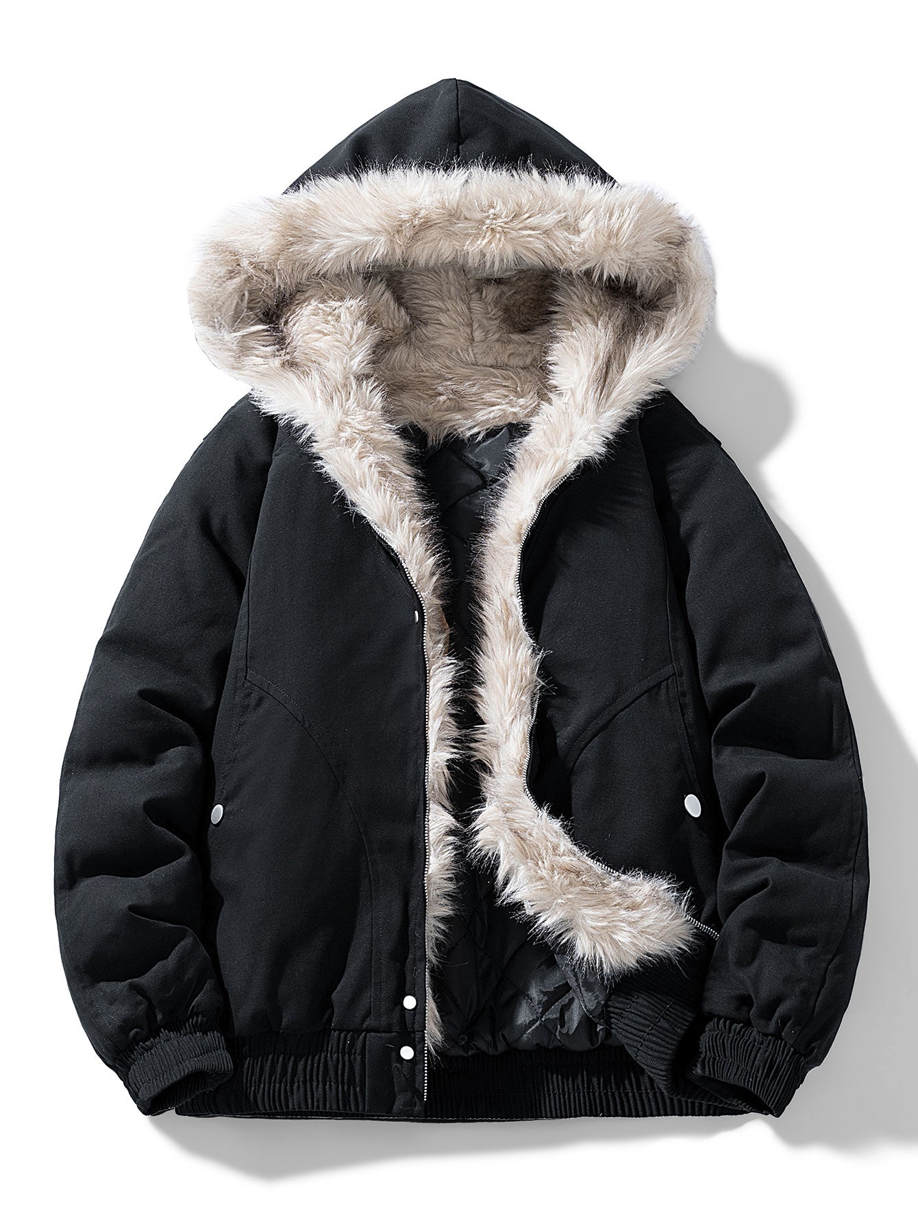 Napoli Faux Fur Hooded Jacket