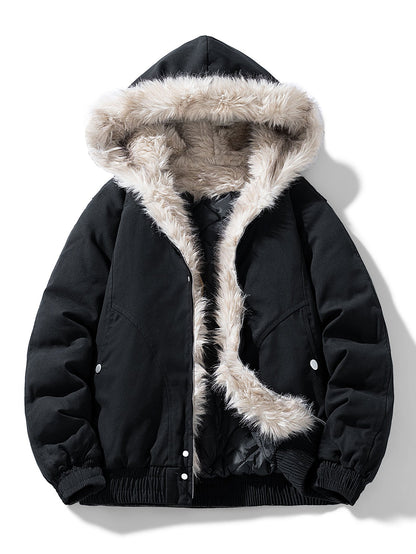 Napoli Faux Fur Hooded Jacket