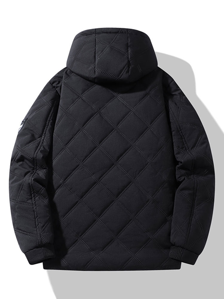 Milan Quilted Hooded Jacket