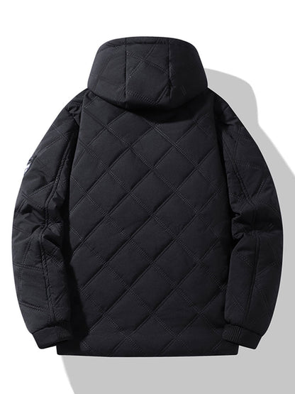 Milan Quilted Hooded Jacket