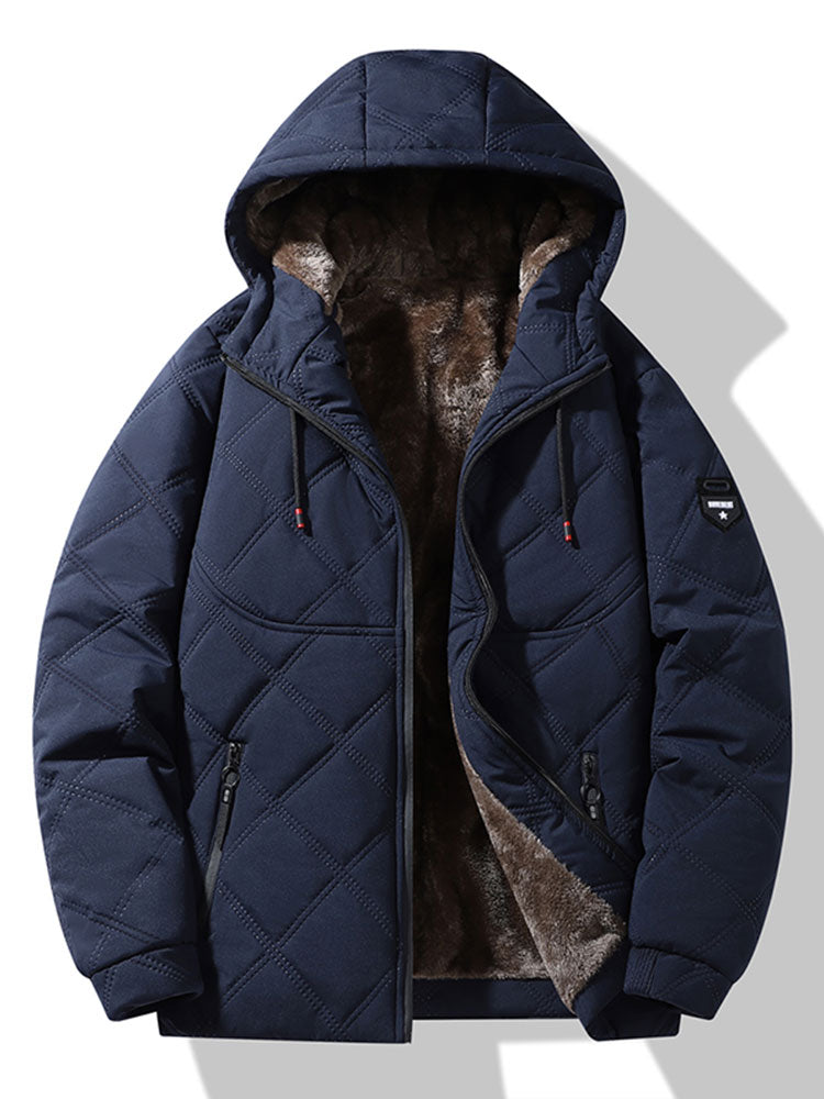 Milan Quilted Hooded Jacket