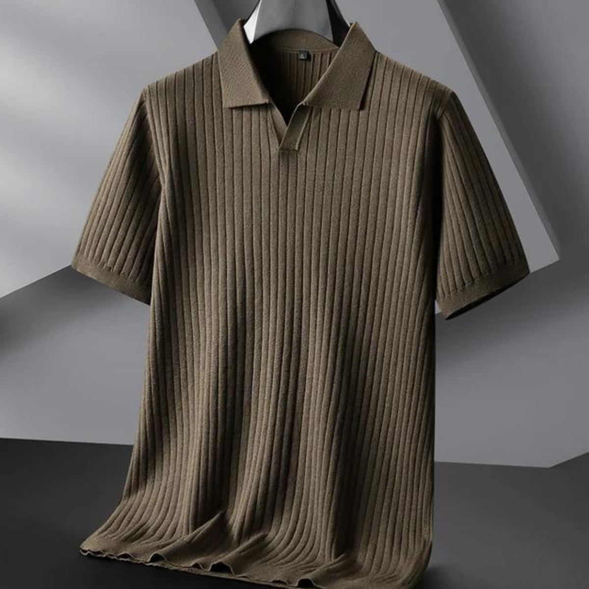 Baldwin Ribbed Knit Polo