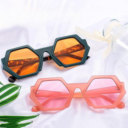 GeoHex Statement Sunglasses