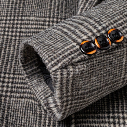 Rivello Checked Wool Overcoat