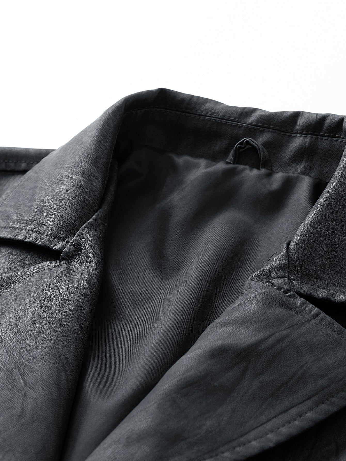 Verona Textured PU Utility Jacket