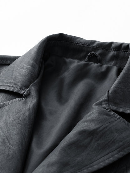 Verona Textured PU Utility Jacket