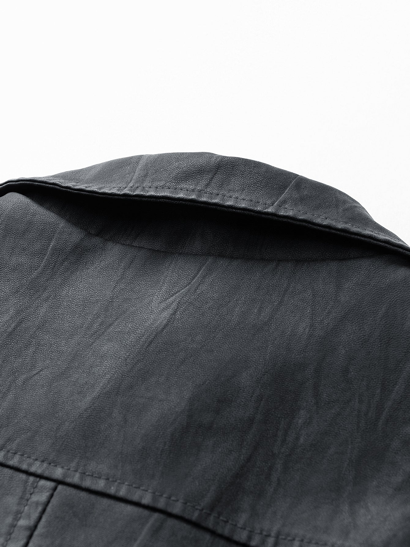 Verona Textured PU Utility Jacket