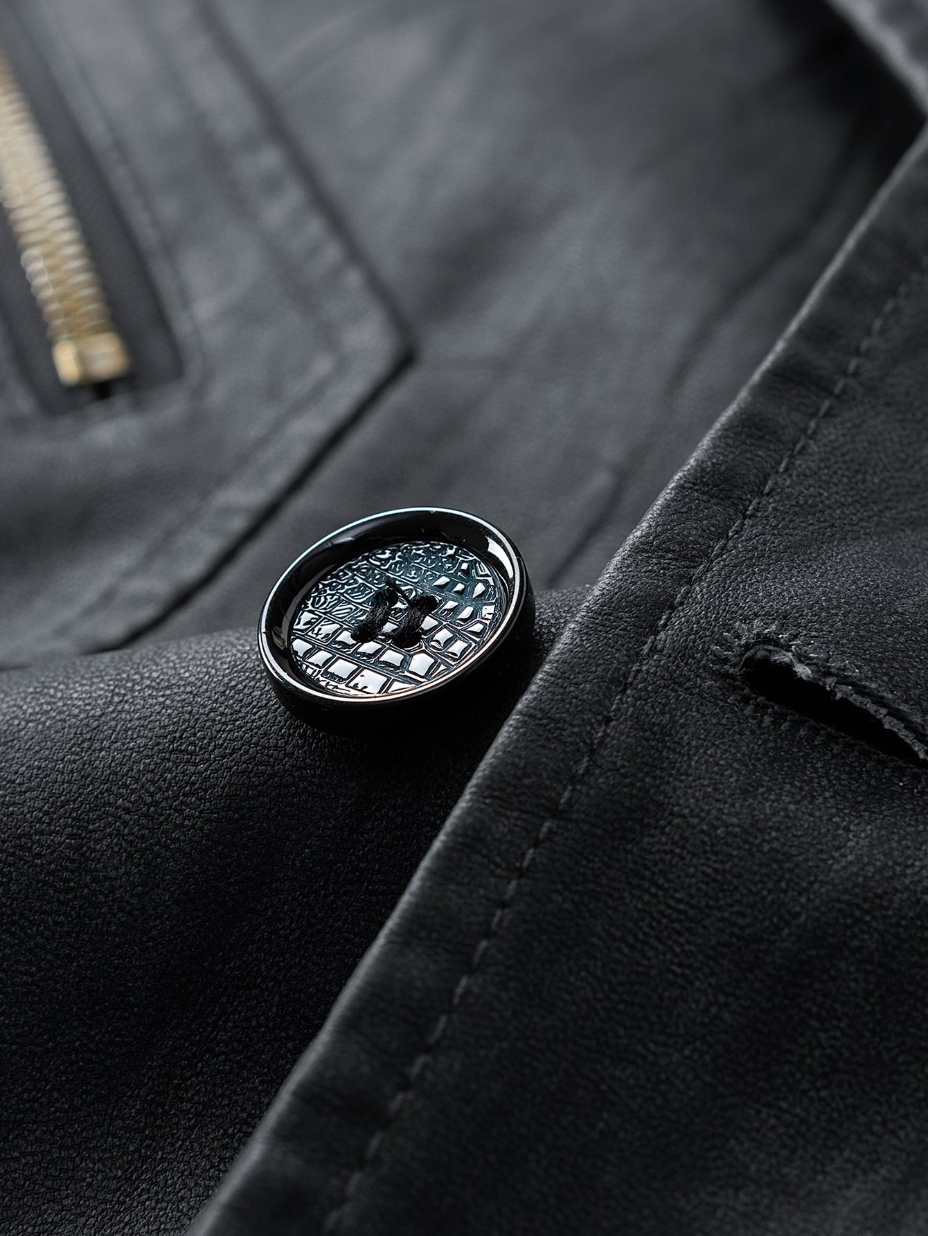 Verona Textured PU Utility Jacket