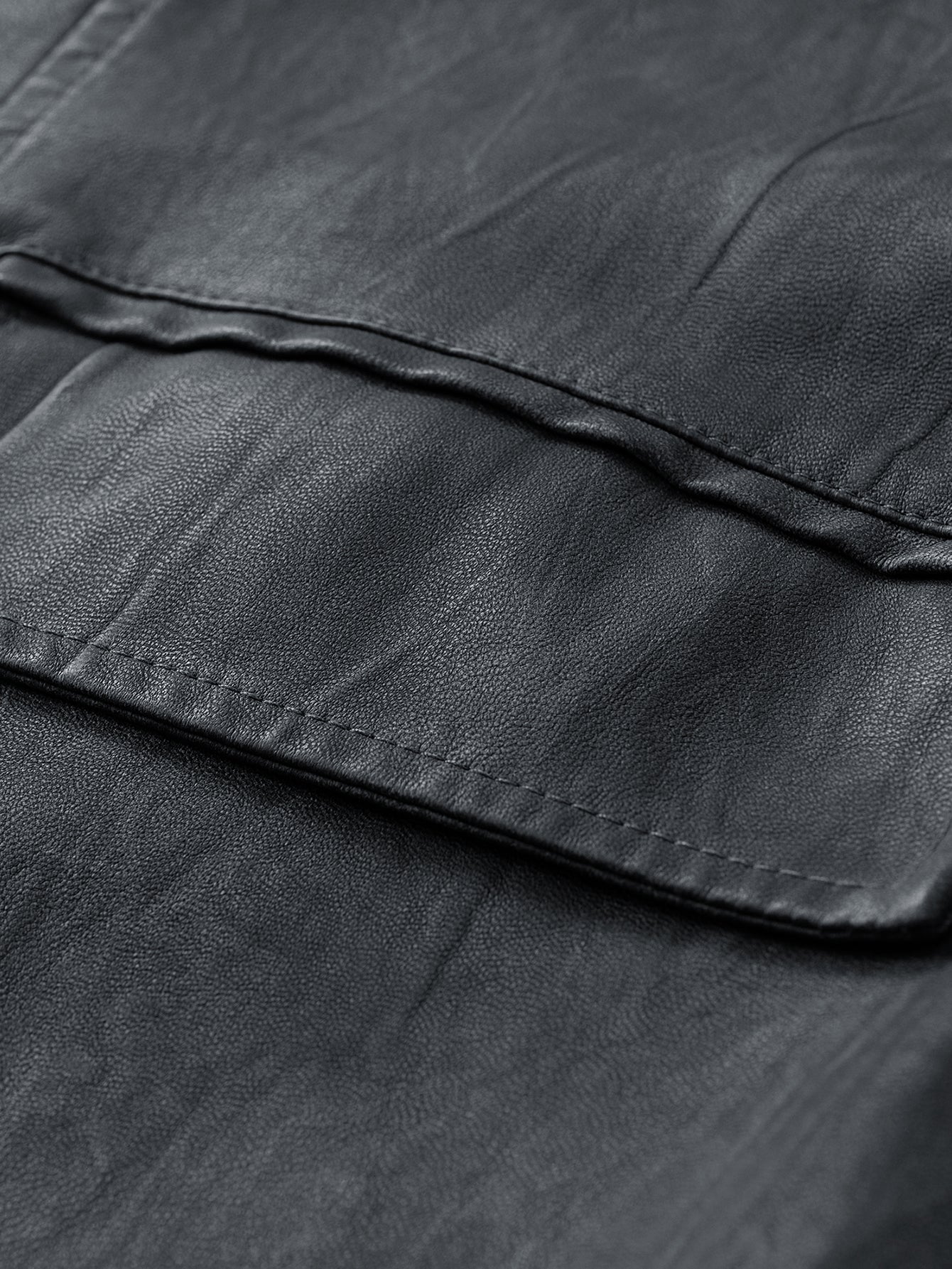 Verona Textured PU Utility Jacket