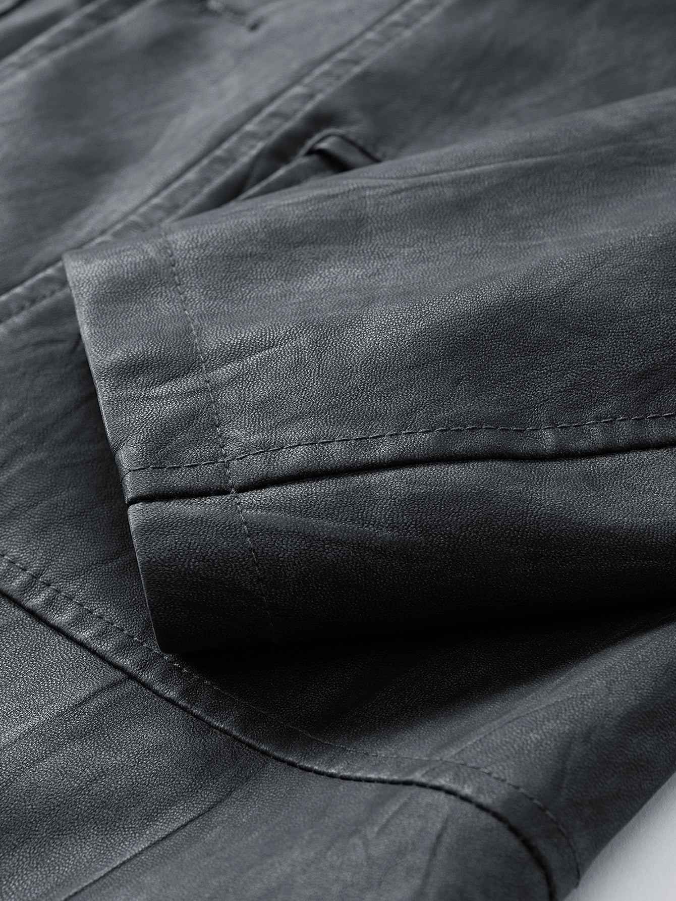 Verona Textured PU Utility Jacket