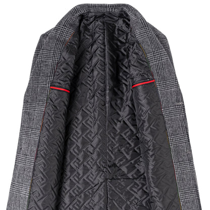 Rivello Checked Wool Overcoat