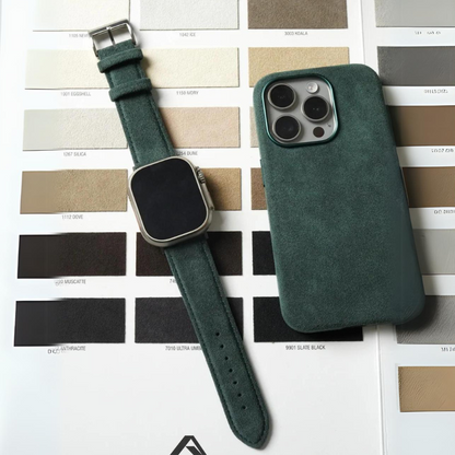 Alcantara Italian Leather Apple Watch Strap