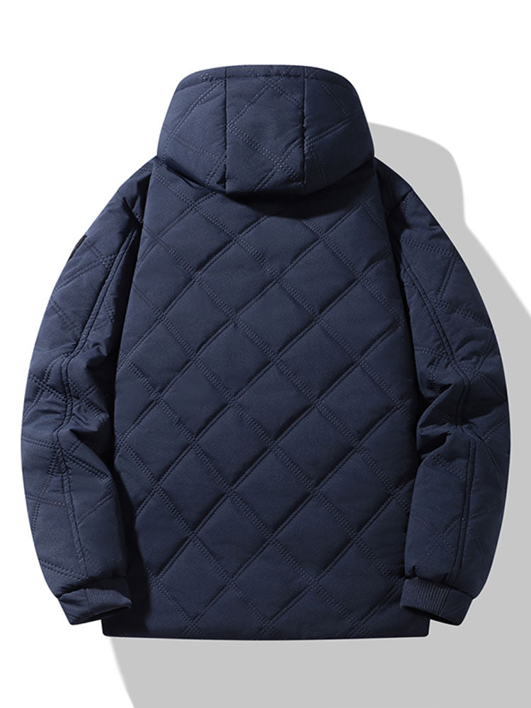 Milan Quilted Hooded Jacket